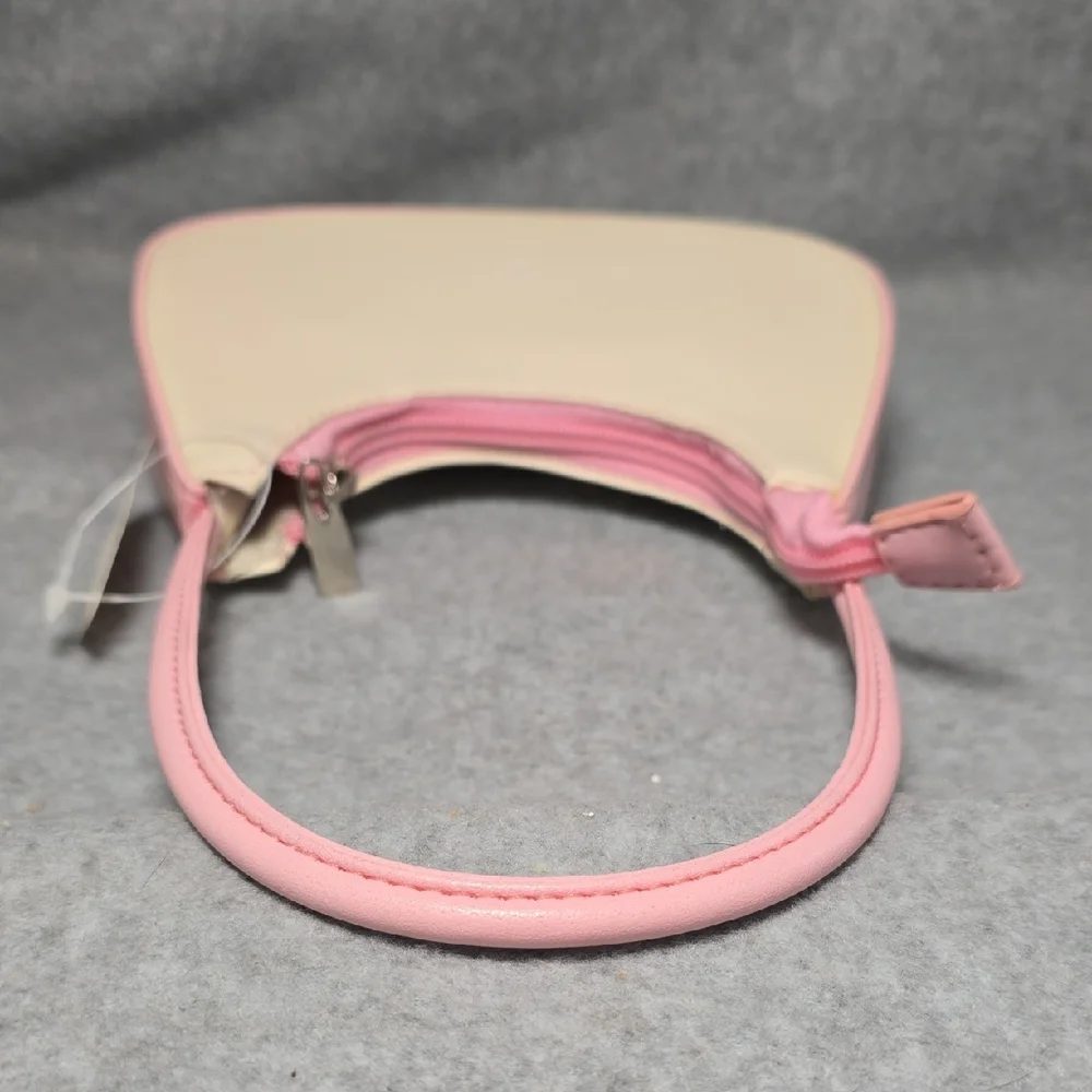 Pink and Cream Mini Child's Shoulder Bag